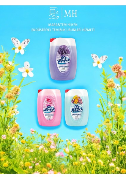 Çamaşır Yumuşatıcı 4lt x 3 Adet (Taze Gül-Romantic-Sensilive )