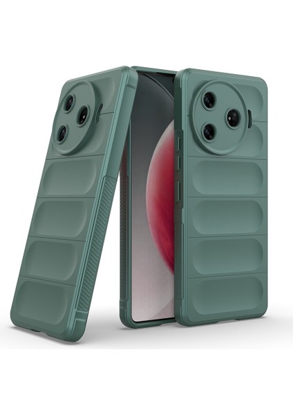 Tecno Camon 30 Pro 5G Kılıf Esnek TPU Oyuklu Arka Yüzey Tasarımlı Zore Etnik Silikon Kapak