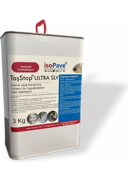 Taşstop Ultra Slv 3kg | Güçlü Taş Sabitleyici | Harika Peyzajlar Için