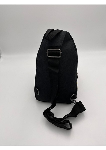 Siyah Unisex Newish Polo Su Geçirmez Keten Kulaklık Çıkışlı Çapraz Askılı Göğüs ve Omuz Çantası fırsatları