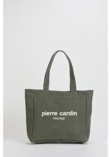 Haki Mumlu Kanvas Kadın Omuz Çantası 05PO23Y3505