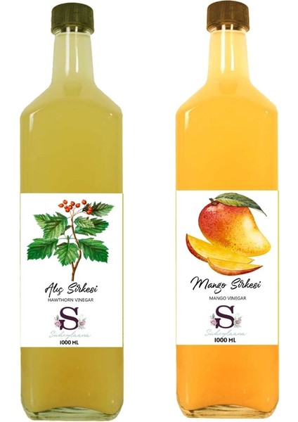 Doğal Alıç Sirkesi 1000 ml - Doğal Mango Sirkesi 1000 ml