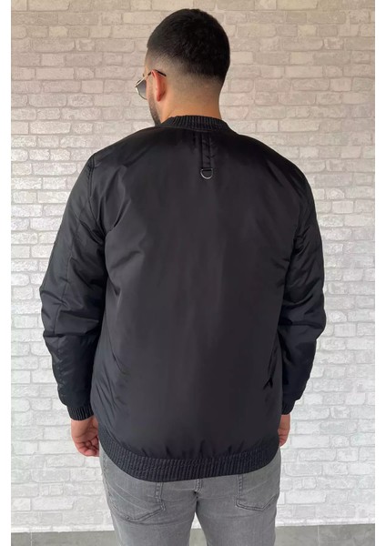 Astarlı Fermuarlı Erkek Mont P-00013480
