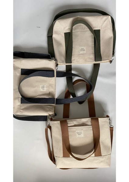 Fermuarlı Kanvas Çanta Renkli Askılı fırsatları