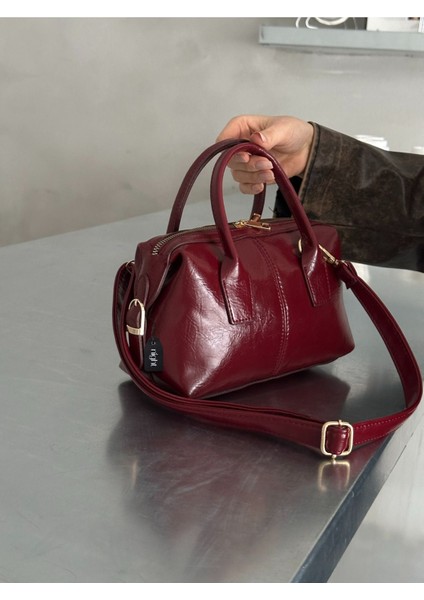 Jennie Model Bordo Kadın El Ve Omuz Çantası fiyatları