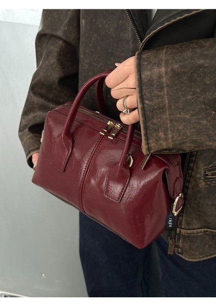 Jennie Model Bordo Kadın El Ve Omuz Çantası modelleri