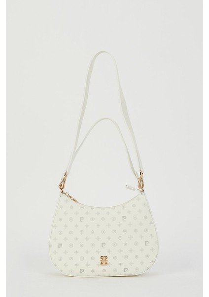 Beyaz Monogram Kadın Omuz Çantası 05PO23Y1724 fiyatları