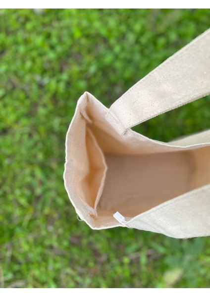 Okulda,Markette,Plajda,Günlük Dak Kumaş Krem Bez Omuz Çantası Punch Işlemeye Uygun indirimleri