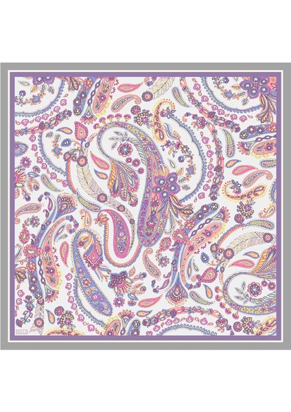 Saf Ipek Eşarp 4111D02( Twill Ipek) -35 Gri modelleri