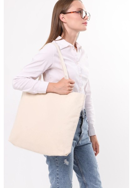 Kanvas Alt Körüklü Yatay Bez Çanta fiyatları