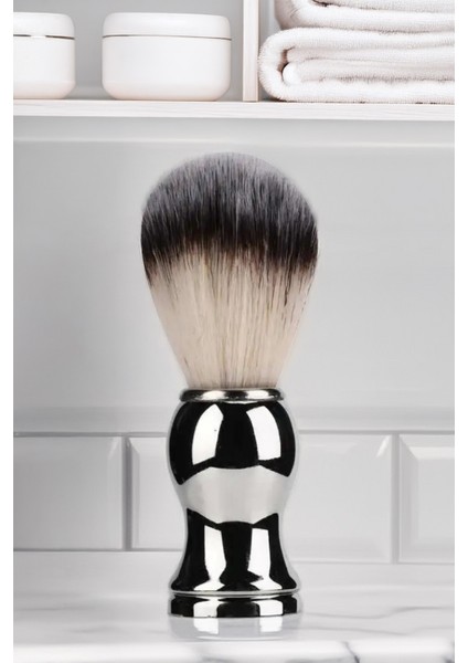 Shave S6 Full Metal Manuel Tıraş Makinesi + F10 Tıraş Fırça + Kase + 5 Adet Yaprak Jilet
