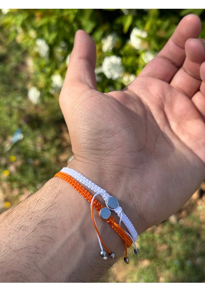 Varisit, Havlit, Hematit 2'li Bileklik - Çift Bileklik - Tasarım Makrome Bileklik 4mm Ayarlanabilir fırsatları