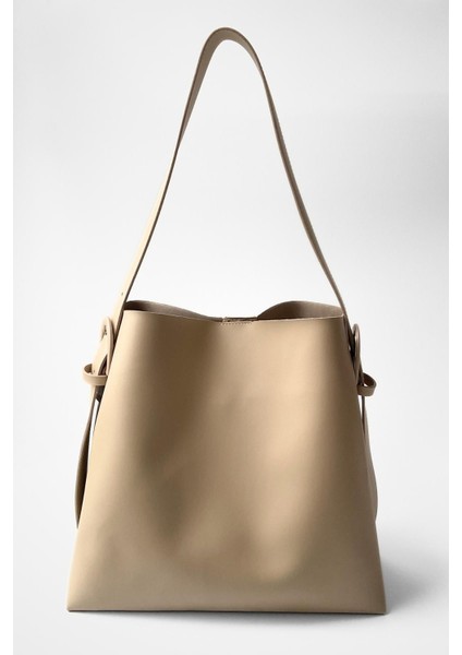 Nomu Toka Detaylı Kadın Shopper Çanta