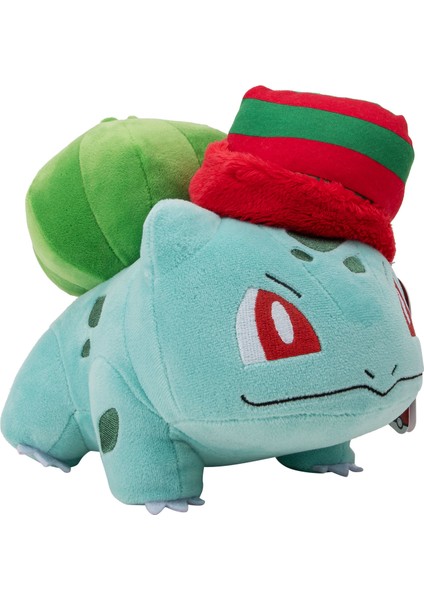 Pelüş Figür Yılbaşı Serisi - Bulbasaur 20 cm PKW3377