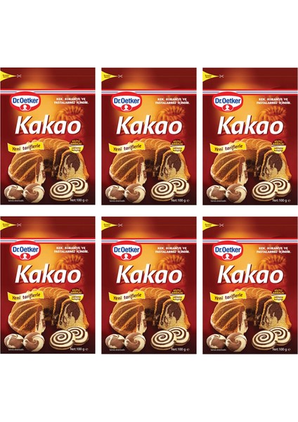 Kakao 100 gr x 6 Adet