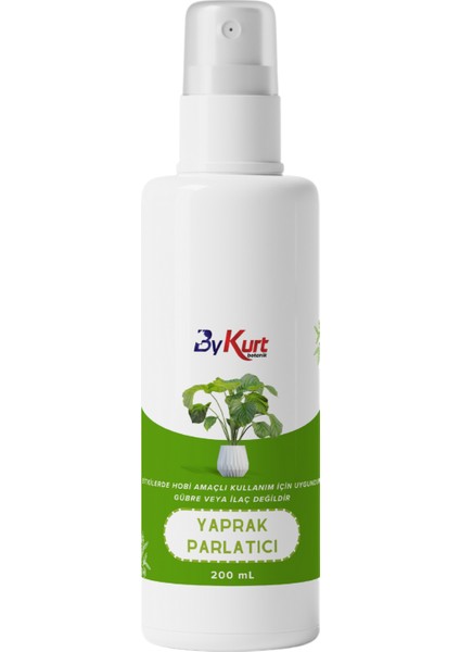 Yaprak Parlatıcı 200ML Organik Sprey Böcek ve Sinek Önleyici Bitki Temizleyici