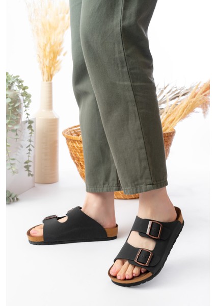 Unisex Çift Tokalı Terlik Konforlu Ev Dışarı & Terliği modelleri