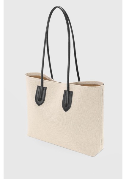Kadın Retro Vintage Shopper Çanta Soft Krem 264 fiyatları