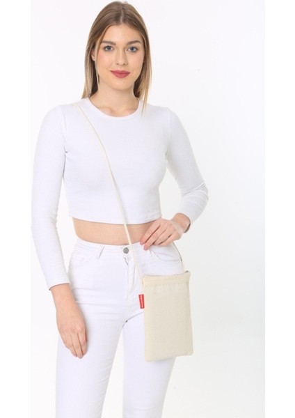 Bez Çanta Çapraz Ipli Fermuarlı Clutch Cüzdan indirimleri