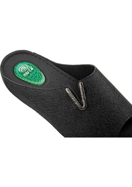 Mena 32219-581 Topuk Jelli Anatomik Taban Kadın Terlik Full Siyah 36-40 modelleri