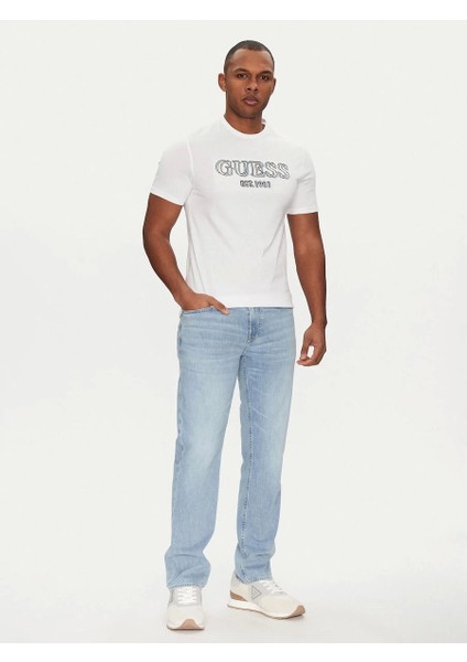 Ss Cn Guess Logo Tee Erkek Beyaz T-Shirt M5GI07I3Z14-G011 indirimleri