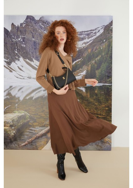 Siyah Kadın Omuz Çantası 05PO22Y1565