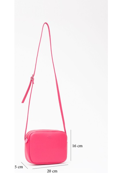 Fuşya U23 Deri ,Tek Bölmeli, Fermuarlı,Süet Iç Kumaş, Ayarlanabilir Askılı, Mini Urban Omuz Ça fiyatları