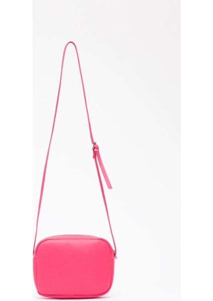 Fuşya U23 Deri ,Tek Bölmeli, Fermuarlı,Süet Iç Kumaş, Ayarlanabilir Askılı, Mini Urban Omuz Ça fırsatları