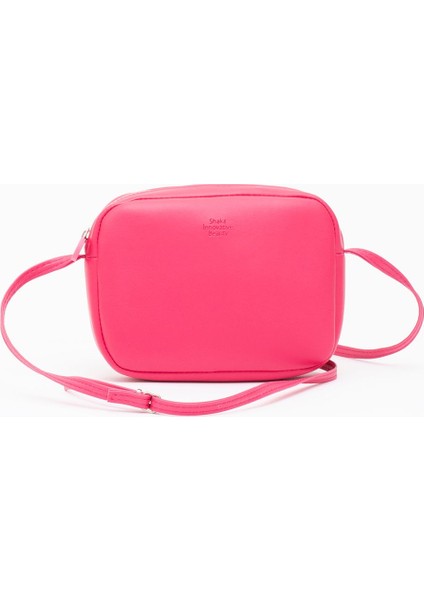 Fuşya U23 Deri ,Tek Bölmeli, Fermuarlı,Süet Iç Kumaş, Ayarlanabilir Askılı, Mini Urban Omuz Ça indirimleri