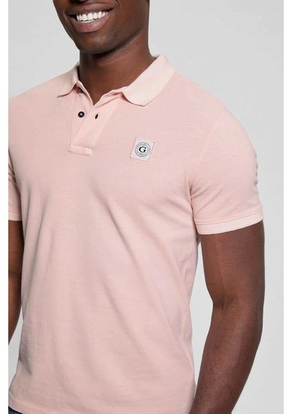 Erkek Pembe Yıkamalı Polo Tişört fiyatları