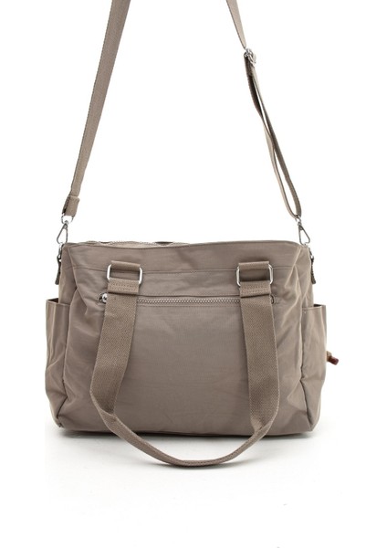 Surse Model Kadın Büyük Boy Çok Bölmeli Su Geçirmez Krinkıl Kumaş Çapraz Ve Omuz Askılı Çanta Vıp modelleri