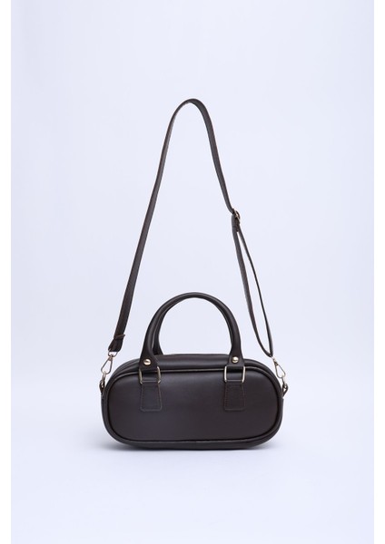 Kahve Rengi Shk207 Deri Charm Detaylı Fermuarlı Ayarlanabilir Askılı El, Kol Ve Omuz Çantası U fırsatları