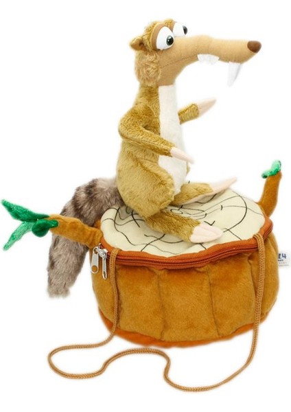 Ice Age - Buz Devri Scrat Figür ve Fermuarlı Kütük
