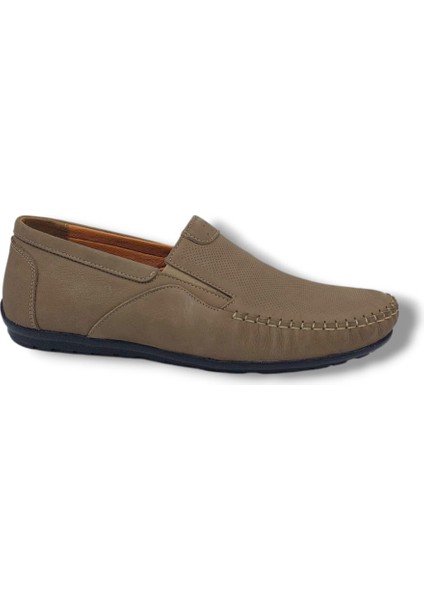 Modesa 269 Erkek Kum Nubuk Deri Loafer Ayakkabı