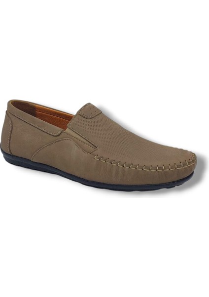 Modesa 269 Erkek Kum Nubuk Deri Loafer Ayakkabı