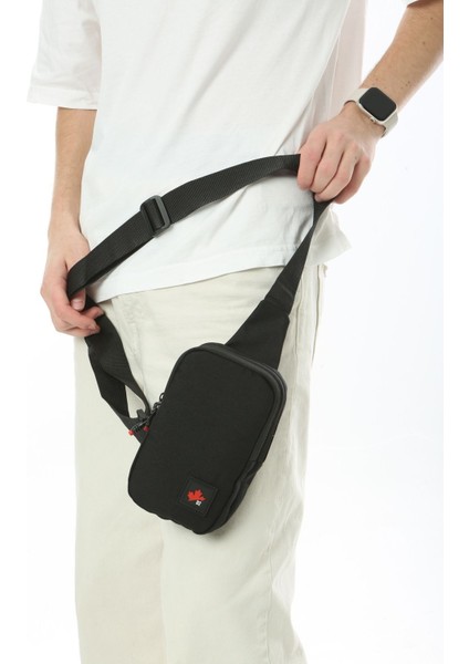 Erkek Siyah Renk Su Geçirmez Günlük Spor Çapraz Ayarlanabilir Askılı Astarlı Göğüs Çapraz Omuz Çant modelleri