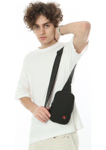 Erkek Siyah Renk Su Geçirmez Günlük Spor Çapraz Ayarlanabilir Askılı Astarlı Göğüs Çapraz Omuz Çant indirimleri