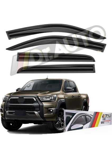 Toyota Hilux 2020 ve Sonrası Cam Rüzgarlığı 4 Lü modelleri