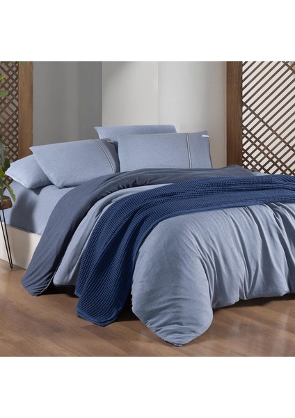 Medulas Mavi Tek Kişilik %50 Pamuk %50 Modal Nevresim Takımı modelleri
