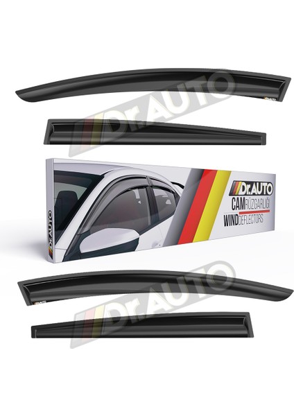 Peugeot 3008 2009-2016 Arası Cam Rüzgarlığı 4lü