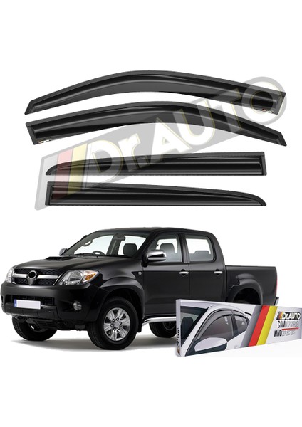 Toyota Hilux 2006-2015 Arası Cam Rüzgarlığı 4lü