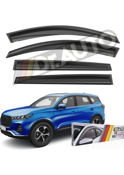 Chery Tiggo 7 Pro Cam Rüzgarlığı 4lü