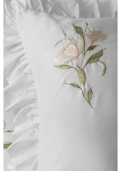 Bovary Nakışlı 300 Tc (120 Tel) Pamuk Saten Nevresim Takımı King Size fırsatları