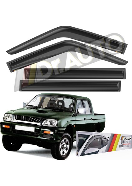 Mitsubishi L200 1992-1999 Arası Cam Rüzgarlığı 4lü
