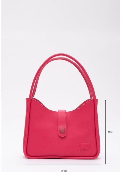 Fuşya Shk79 Deri Düğme Detaylı Çıtçıtlı Makyaj Çantalı Kol Ve Omuz Çantası E:30 U:22 G:10 fiyatları