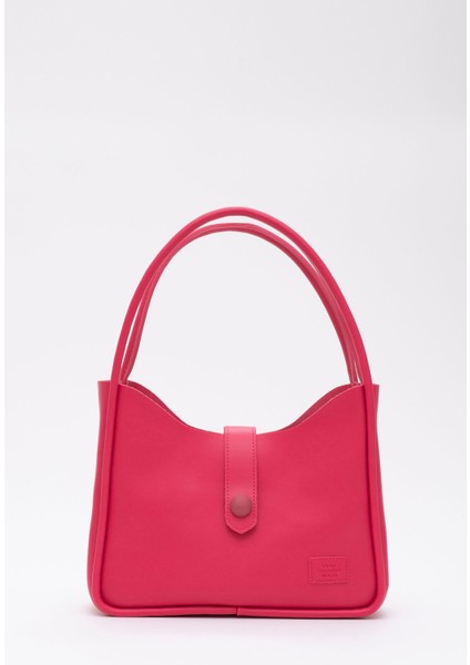 Fuşya Shk79 Deri Düğme Detaylı Çıtçıtlı Makyaj Çantalı Kol Ve Omuz Çantası E:30 U:22 G:10 fırsatları