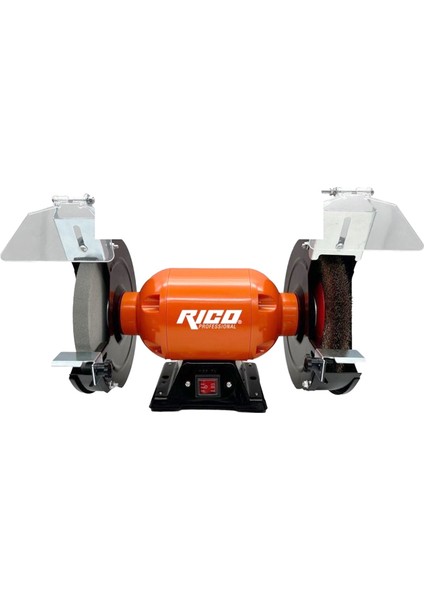 Elektrikli Bıçak Kesici Bileme Taş Motoru 150 mm Zımpara 350 W Rico Taşlama Metal Tezgah Üstü Çark