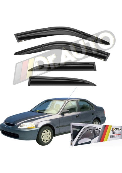 Honda Civic Hb Sd 1996-2001 Cam Rüzgarlığı 4lü