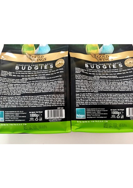 Premium Muhabbet Kuş Yemi 1 kg x 2 Adet ( 2027 Tarihli) Taze Üretim fiyatları
