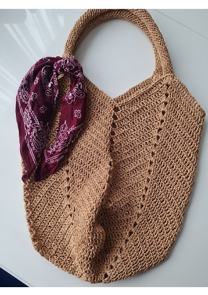 Hasır Orta Boy Kol Plaj Çantası El Örgüsü fiyatları